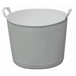 AUGE PLASTIQUE CAPAZO 42 LITRES BLANCHE RENFORCEE SOFOP TALIAPLAST - 310211