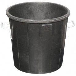 POUBELLE DE CHANTIER 105 LITRES CAOUTCHOUC SOFOP TALIAPLAST - 330207