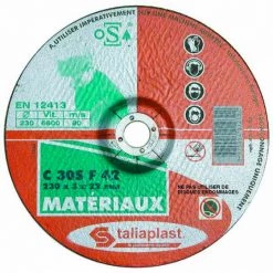 DISQUE ABRASIF POUR MATERIAUX 230MM SOFOP TALIAPLAST - 401230 -Maçon Soldes Magasin 401230
