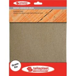 4 FEUILLES CORINDON 230X280MM GRAIN 120 SOFOP TALIAPLAST - 402011