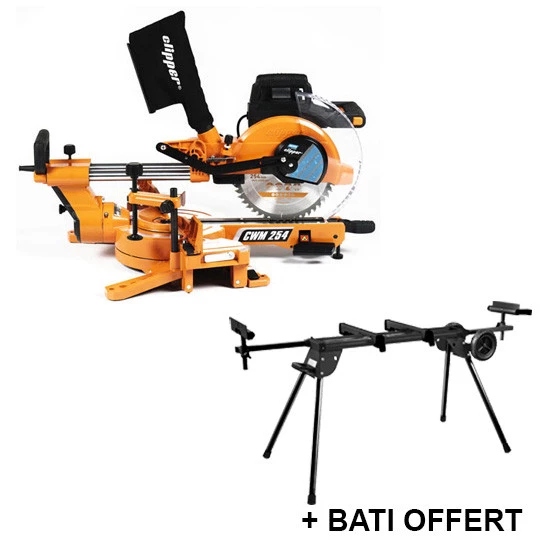 Scie à Onglet CWM 254 NORTON CLIPPER 230V 1800W Ø Lame Max 255mm Alésage 30 Mm - 70184608464 Avec Bati Offert ! 6 Scie à Onglet CWM 254 NORTON CLIPPER 230V 1800W Ø Lame Max 255mm Alésage 30 Mm - 70184608464 Avec Bati Offert ! – Image 4