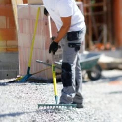 RATEAU LEBORGNE BATIPRO 14 DENTS DROITES SANS MANCHE - 376100 -Maçon Soldes Magasin rateau dents droites batipro 03t1 1