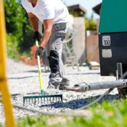 RATEAU LEBORGNE BATIPRO 14 DENTS DROITES SANS MANCHE - 376100 -Maçon Soldes Magasin rateau dents droites batipro 05t1 1