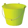 Seau PRO JAUNE FLUO SOFOP TALIAPLAST 13 Litres Anse Ø6.3mm - 310137 -Maçon Soldes Magasin seau jaune
